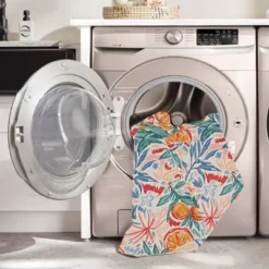 Pomelo Washable Outdoor Rug Ivory/Orange - Linon -Linon GUEST ca71845b 968d 4a90 95a6 6a8d36a2f257