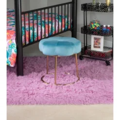 Seraphina Accent Vanity Stool - Linon -Linon GUEST ce97ce0b 98bc 40b6 a2a0 37b7446443ce