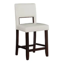 24" Vega Counter Height Barstool Hardwood - Linon -Linon GUEST cec73bdb d65a 48a1 b5e2 359d03d450d5