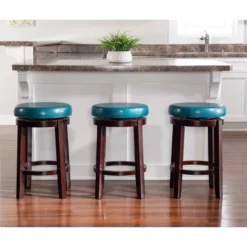 Maya Swivel Backless Counter Height Barstool - Linon 13 Maya Swivel Backless Counter Height Barstool - Linon -Linon GUEST d04d4fd0 c854 43b1 be30 b08afbb0bfd1