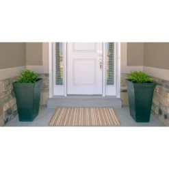 Nimbus Washable Outdoor Rug Tan/Ivory - Linon