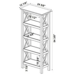 Davis Bookcase - Linon -Linon GUEST d1ea9c1b 066b 4b1e b974 1f5705dcfea6