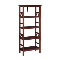 Titian 4 Shelf Bookcase - Linon -Linon GUEST d1f2ea51 291c 4241 8798 268b38b85133