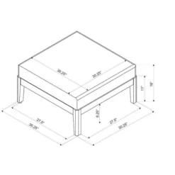 Summerlyn Ottoman - Linon -Linon GUEST d3437ee7 d7fd 4dae a60a 9f0f6b983499