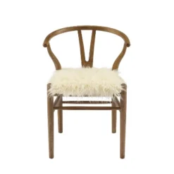 Ellis Wishbone Chair White - Linon -Linon GUEST d3ab1f7f befc 4db6 b11b 39ec1654c97f