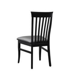 Set Of 2 Smythe Upholstered Chairs Black - Linon -Linon GUEST d531665d 452b 4df2 b358 cc29ce90065a