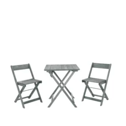 Rockport 3pc Square Table Set - Linon -Linon GUEST d55d17b8 2eab 47e3 889e 5758ced240a7