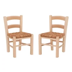 Set Of 2 Rathel Kids' Chairs - Linon -Linon GUEST d770c4fd 0057 44eb 8377 31b350b963e8