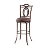 Colton Barstool Brown - Linon -Linon GUEST dc391d8a 9de3 4904 965f a7efe8056588