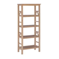 Titian 4 Shelf Bookcase - Linon -Linon GUEST dc4cd5e2 6f1d 43df bf5d 2247fa4880a2