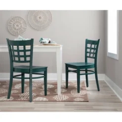 Set Of 2 Lola Side Chairs - Linon -Linon GUEST dcd2307a fa72 406e 8aed ec26143afcb7