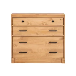 Vanessa 3 Drawer Bookcase Chest Natural - Linon -Linon GUEST df8530a5 8846 48d9 ba73 903d97f50c0f
