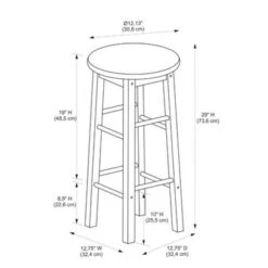 29" Killian Barstool - Linon -Linon GUEST e74bedfb e76f 49cf bff1 5781ef5a404e