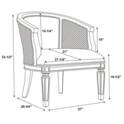 Kensington Cane Chair - Linon 23 Kensington Cane Chair - Linon -Linon GUEST eb4ceda3 95a0 4e9f aab5 f84c0b02de23