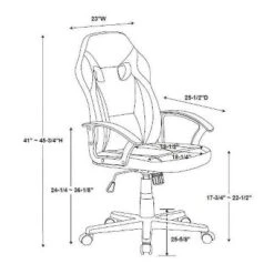 Landy Game Office Chair Pink - Linon -Linon GUEST ec571823 6f70 47c5 a369 a5c417d7ef1e