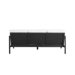 Linon Lark Aluminum Three Seater Sofa White -Linon GUEST ee878720 fcc9 461a 996f 7c186d20bcca