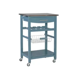 Clarke Kitchen Cart - Linon -Linon GUEST f55650ff 08c8 478e 8ae6 b5a5efcff5bf