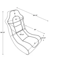 Jasper Game Rocking Chair - Linon -Linon GUEST f7e2d63f 3d8f 4bd8 977f 7ea914a0115c