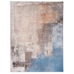 Washable Kyler Rug Beige/Blue - Linon -Linon GUEST f84c57ca dbd9 422c a6e5 77989d44ba2f