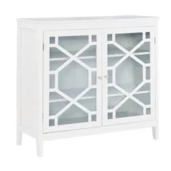 Fetti Large Cabinet - Linon -Linon GUEST f8d55b3e 3ce8 47ae 9ac2 33121100c4aa