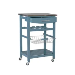 Clarke Kitchen Cart - Linon -Linon GUEST f9e257ad c4b5 49cd 8840 c84326058a51