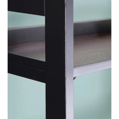 59.84" Calum 5 Shelf Bookshelf Black Cherry - Linon 10 59.84" Calum 5 Shelf Bookshelf Black Cherry - Linon - Image 8